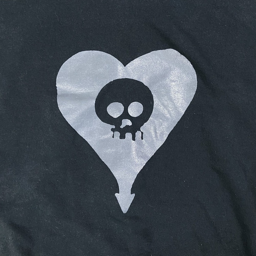 Vintage Y2K Alkaline Trio Sweatshirt Size XL Black Fleece Full Zip Hoodie Rock - Picture 5 of 7